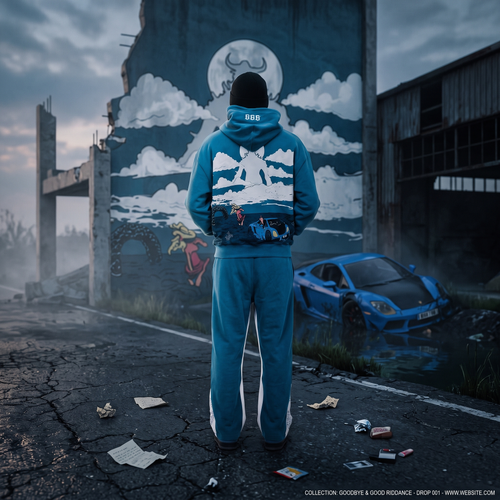 Goodbye & Good Riddance Tracksuit Blue