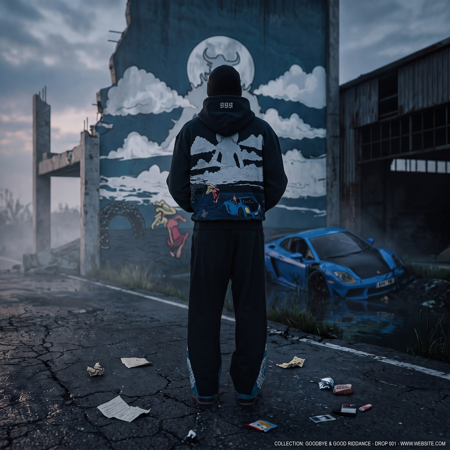 Goodbye & Good Riddance Tracksuit Black