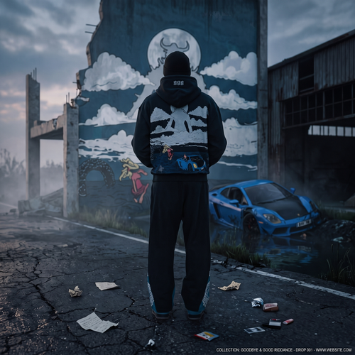 Goodbye & Good Riddance Tracksuit Black